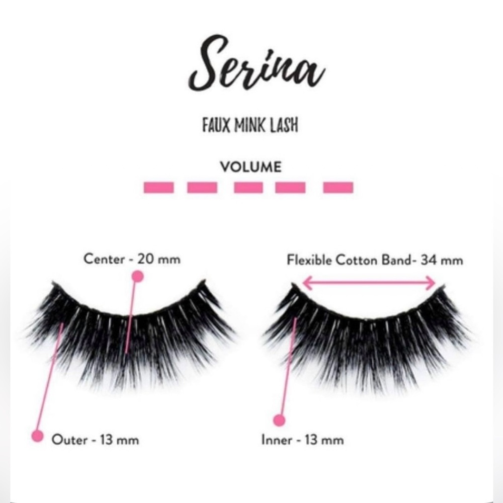 Red Aspen Mink Lashes Serina, NIB